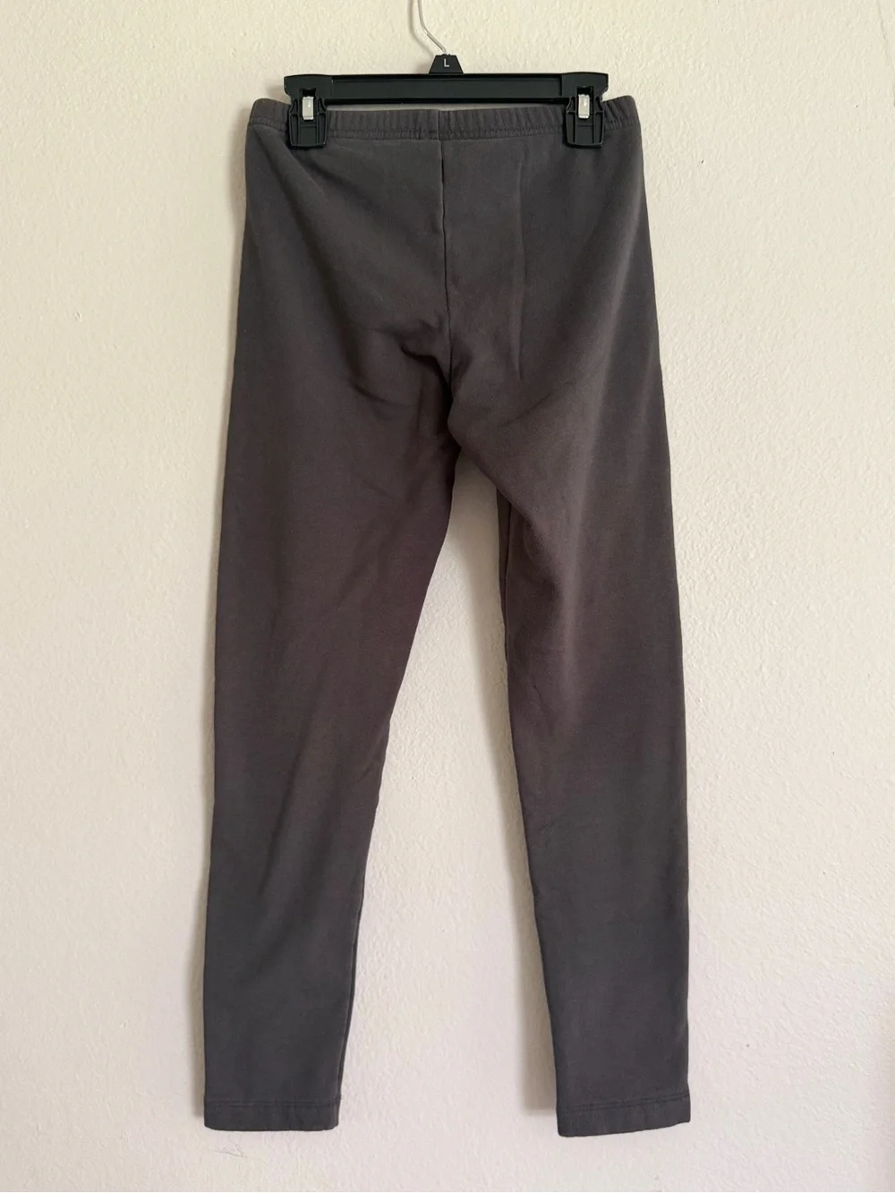 Old Navy Girls Black Full-Length Fitted Fleece Leggings